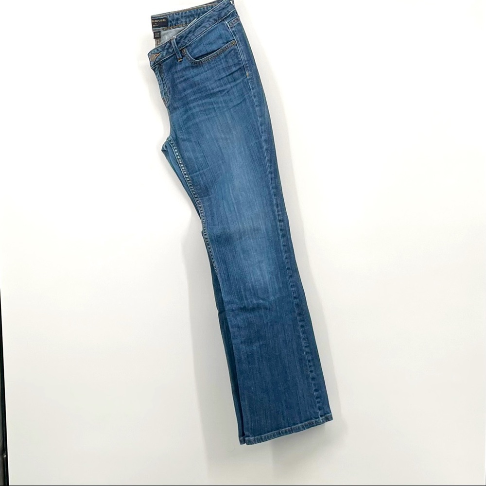 Banana Republic Dark Wash Bootcut Jeans Stretch Denim 34x32
